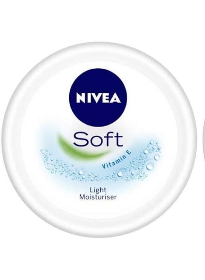 Nivea Soft Light Moisturizer Cream - 50 ml (Pack of 2) - Image 2